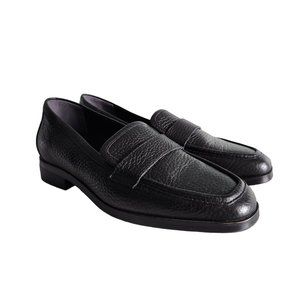Vionic Shoes Women's 6.5 Black Sellah Loafer Square Toe Leather Arch Support
